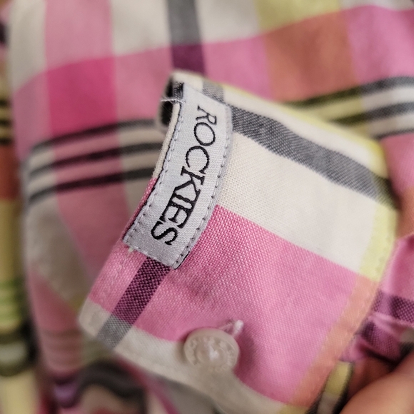 Authentic Rockies Western Button Down LS SZ XL - Picture 2 of 6